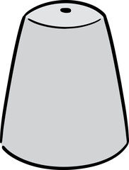 Illustration of salt bottle
