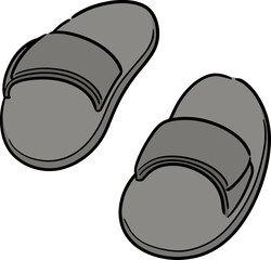 Illustration of sandals
