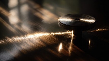 Obraz premium Products of a spinning circle.