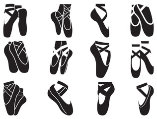 BALLET SLIPPERS SILHOUETTE