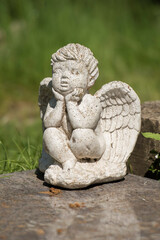 Friedhof, Grabstein, Statue 