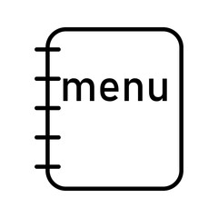 menu icon white on background