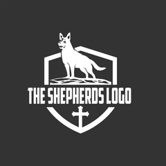 Shepherd logo vector design template