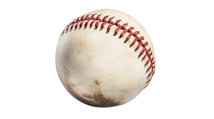 Various Perspectives of Baseball on Transparent Background
