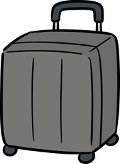 Illustration of trolley bag
