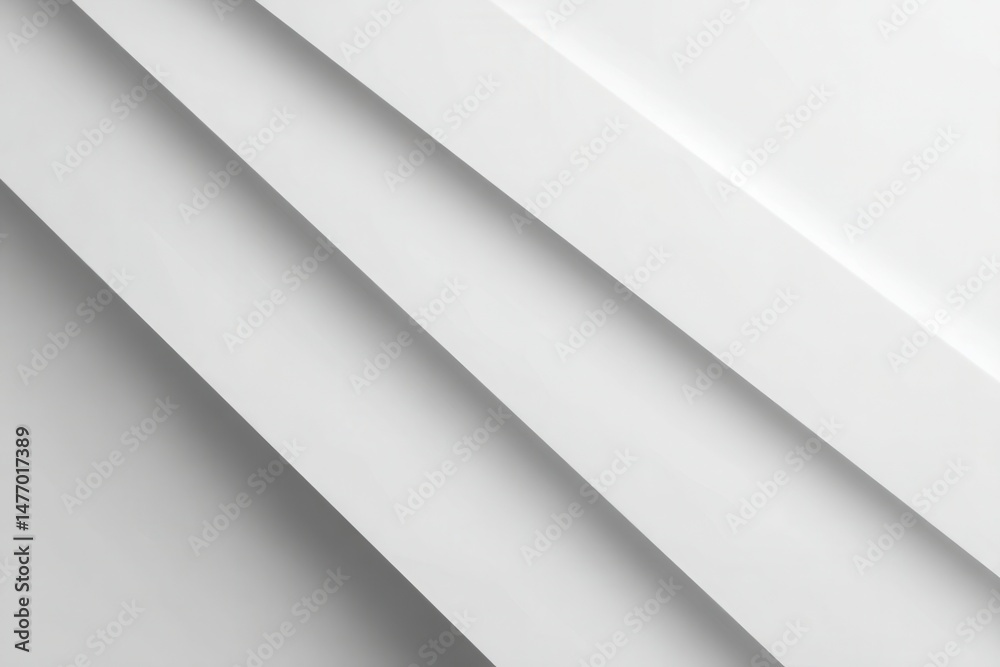 Poster minimalist abstract art, a study in white, creating striking contrast with shadow and light, a capti