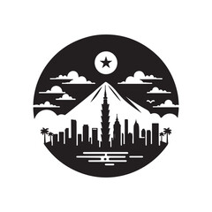 Mabo Day Silhouette Vector Illustration, Solid White Background.