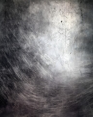 Fototapeta premium Brushed Metal Scratched Industrial Surface