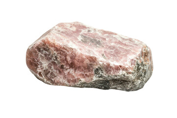 Stunning Pink Raw Gemstone Specimen . Transparent background PNG