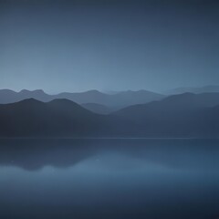 Fototapeta premium Calming blue gradient, dark to light, smooth texture, dark, elegant, relaxing