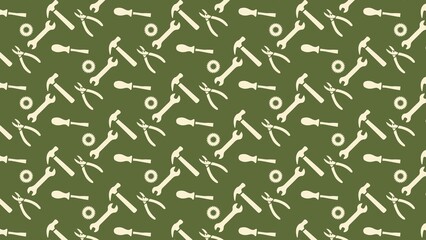 SEAMLESS MACHINE TOOLS PATTERN DESIGN 