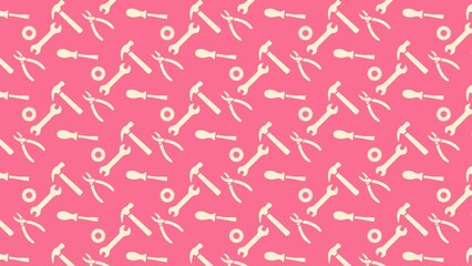 SEAMLESS MACHINE TOOLS PATTERN DESIGN 