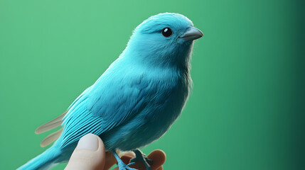 blue bird on a branch