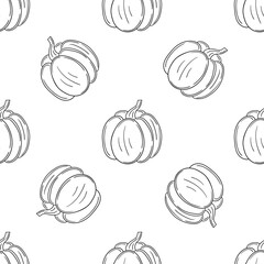Pattern for textile or kitchen in hand draw style. Monochrome pattern
