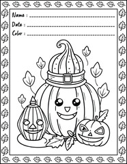 Cozy Halloween Christmas Coloring Pages For Kid and adult.  
High resolution (300 DPI), 
Ready to print on standard 8.5x11 inch paper With No Bleed, 
Black and White. 
Vector illustration AI, EPS, PNG