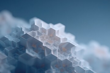 mesmerizing display of intricate fractal patterns and geometric repetitions fills frame with precision and mathematical
