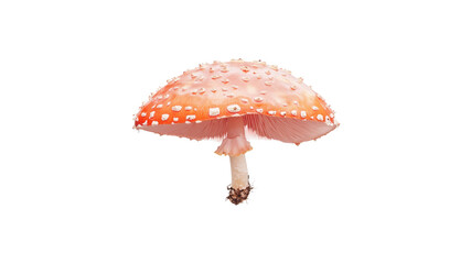 Obraz premium Isolated Fly Agaric Mushroom on Transparent Background