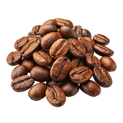 Fototapeta premium Roasted Coffee Beans Transparent PNG