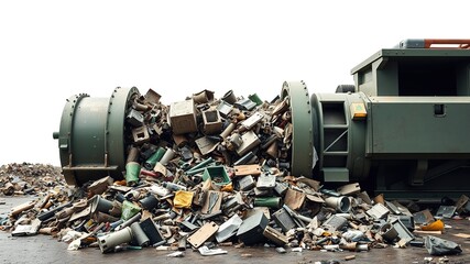 Hazardous Waste Management: Damaged Recycling Equipment