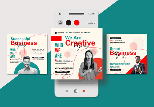 Business Social Media Post Layout