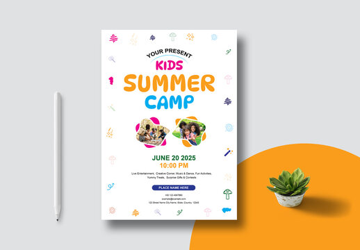 Kids Summer Camp Design Layout