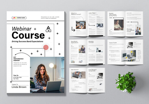 Webinar Course Template Layout
