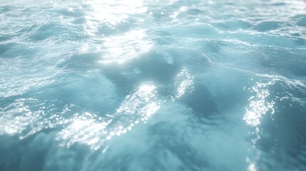Water surface reflection closeup