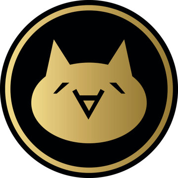 monacoin logo vector illustrations. 3d drawing.