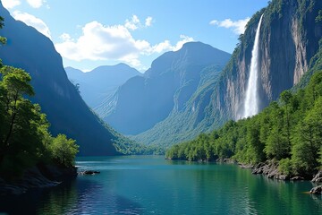 Fototapeta premium Mountain Oasis