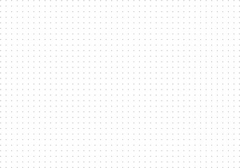 Simple dotted background. Bullet journal pattern texture. Dotted squared grid graph paper template for notebooks. . Design printable graphic sheet.