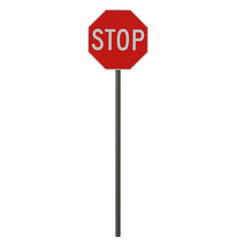 stop road sign