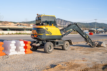 road construction site