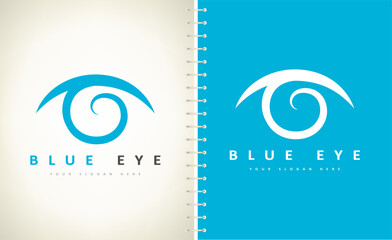 Eye logo vector. Abstract design