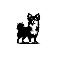 vector illustration of a puppy