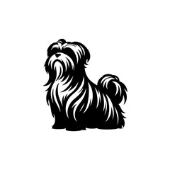 vector illustration of a dog