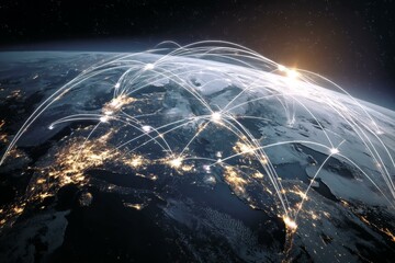 Global Network Connectivity from Space