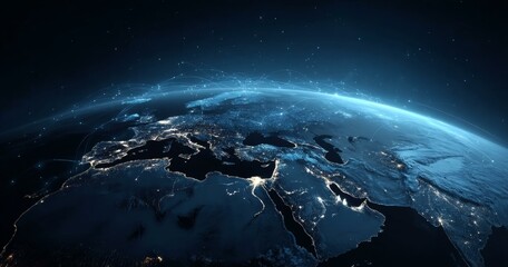 Global Network of World City Lights