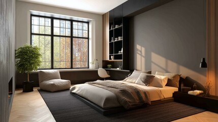 Modern Minimalist Bedroom Interior Design