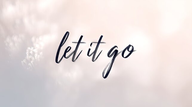 Brush Font "Let It Go"