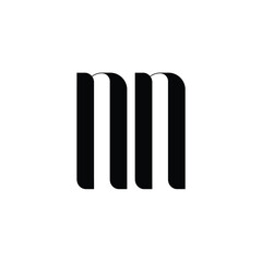 NN monogram logo design letter text name symbol monochrome logotype alphabet character simple logo