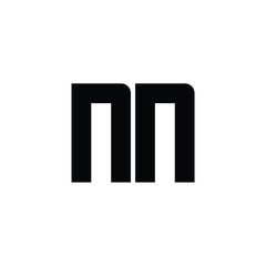 NN monogram logo design letter text name symbol monochrome logotype alphabet character simple logo