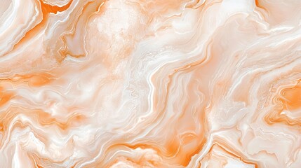 Elegant Peach and White Marble Texture in 8K High Definition
