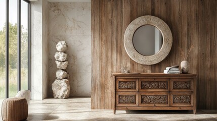 Modern Minimalist Interior Design with Natural Elements