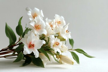 Elegant Bouquet of White Lilies