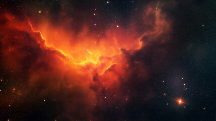 Fototapeta premium Cosmic Whispers: Portraits of the Beyond