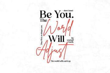 Creative graphic tee typography quotes motivationa concept  graphic design	