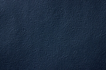 Textured navy blue Japanese washi paper material