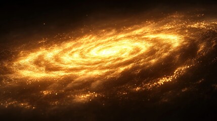 Obraz premium Fiery spiral galaxy