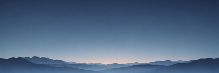 Obraz premium Serene navy to sky blue gradient, smooth texture , smoothness, color, navy