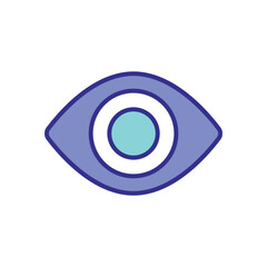 View Point Icon Vector Stock Illustration